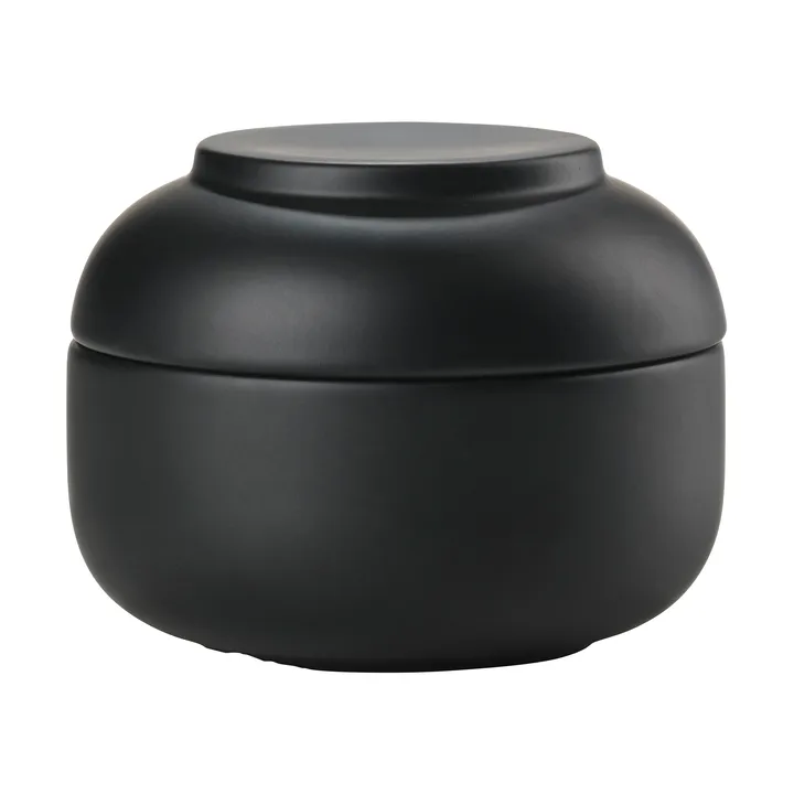 Sensu burk med lock Ø10,5x7,5 cm - Black - Zone Denmark