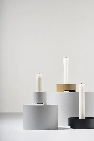 Singles ljusstake Ø9 cm - Black - Zone Denmark