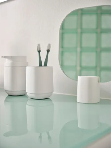 Time tandborstmugg 9,8 cm - White - Zone Denmark