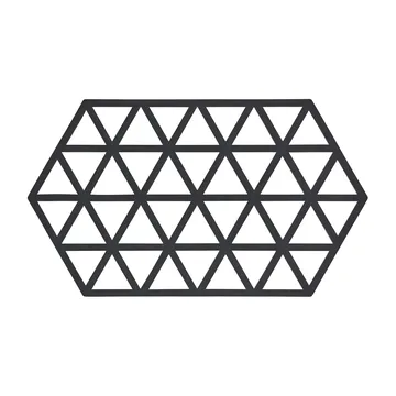 Triangles grytunderlägg 14x24 cm - Black - Zone Denmark