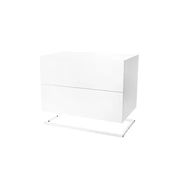 Molto 560 lådmodul - vit, inkl. vit metallram - Zweed