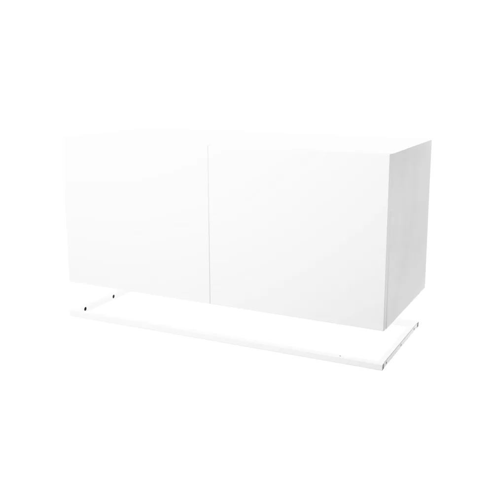 Molto 840 skåpmodul, vit, inkl. vit metallram Zweed
